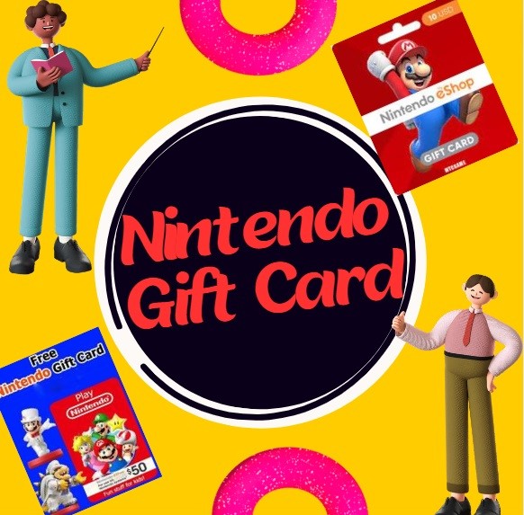 100% Working Nintendo Gift Card- New Way